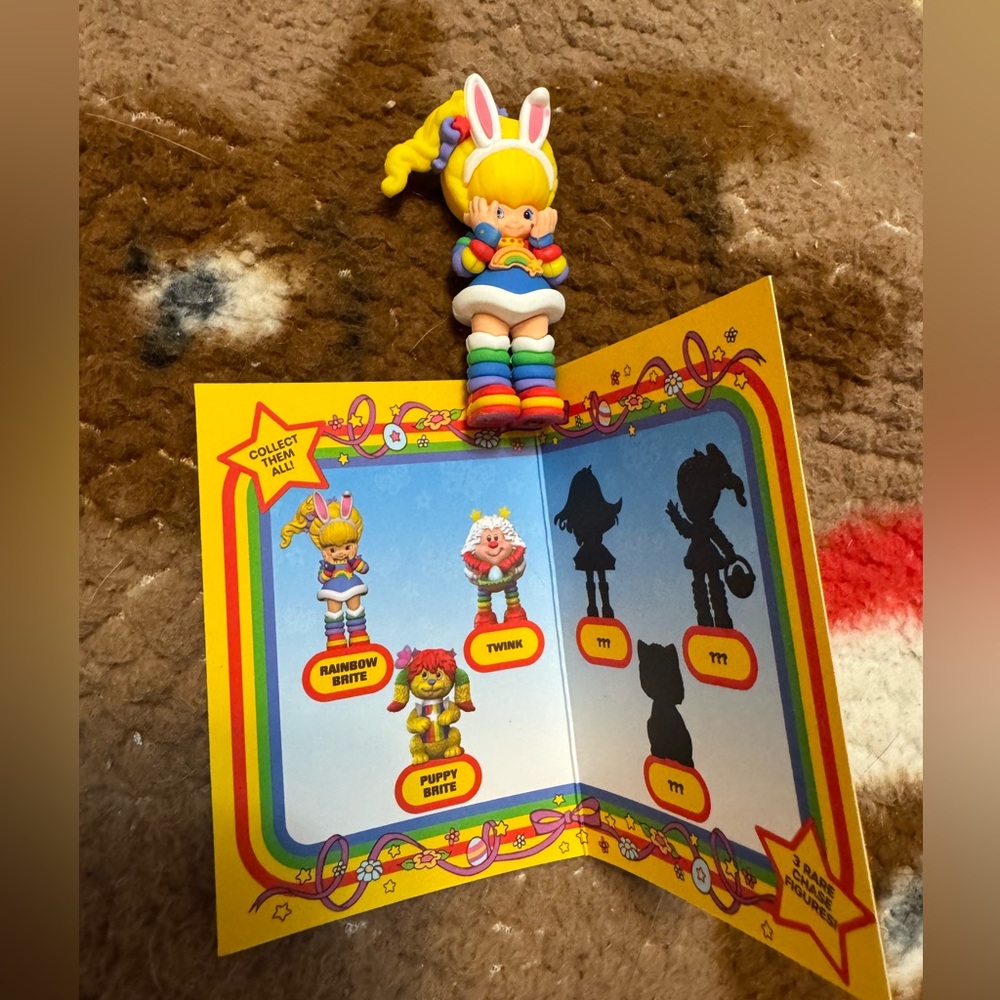 Rainbow Bright Cheebee figurine with Bunny Ears - new but no box